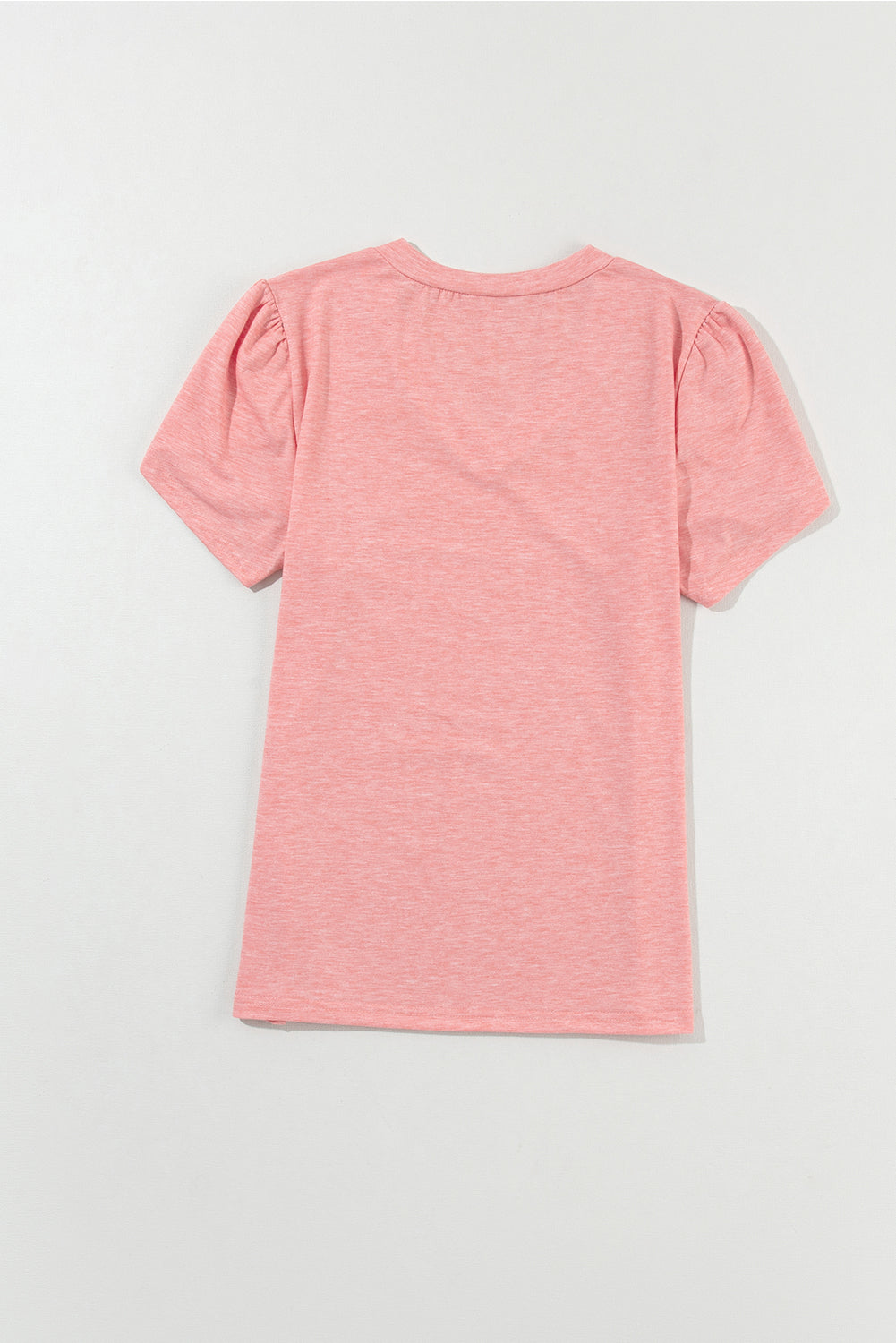 Carbon Grey Tulip Sleeve V Neck T-Shirt