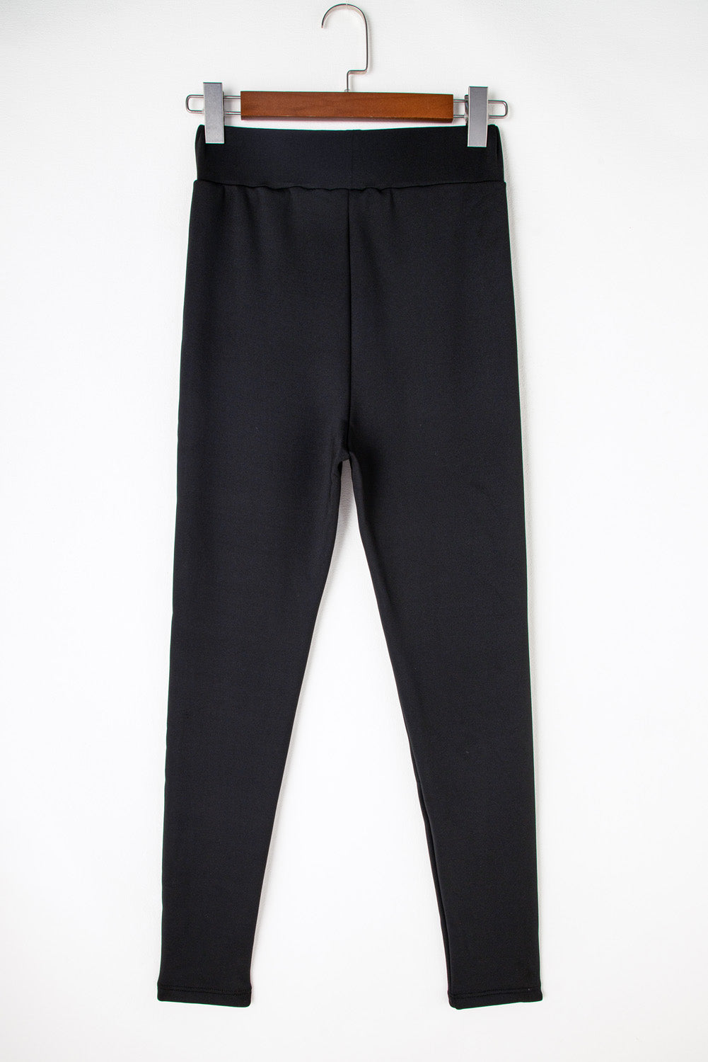 Black Fleece Lining Winter Thermal High Waist Leggings