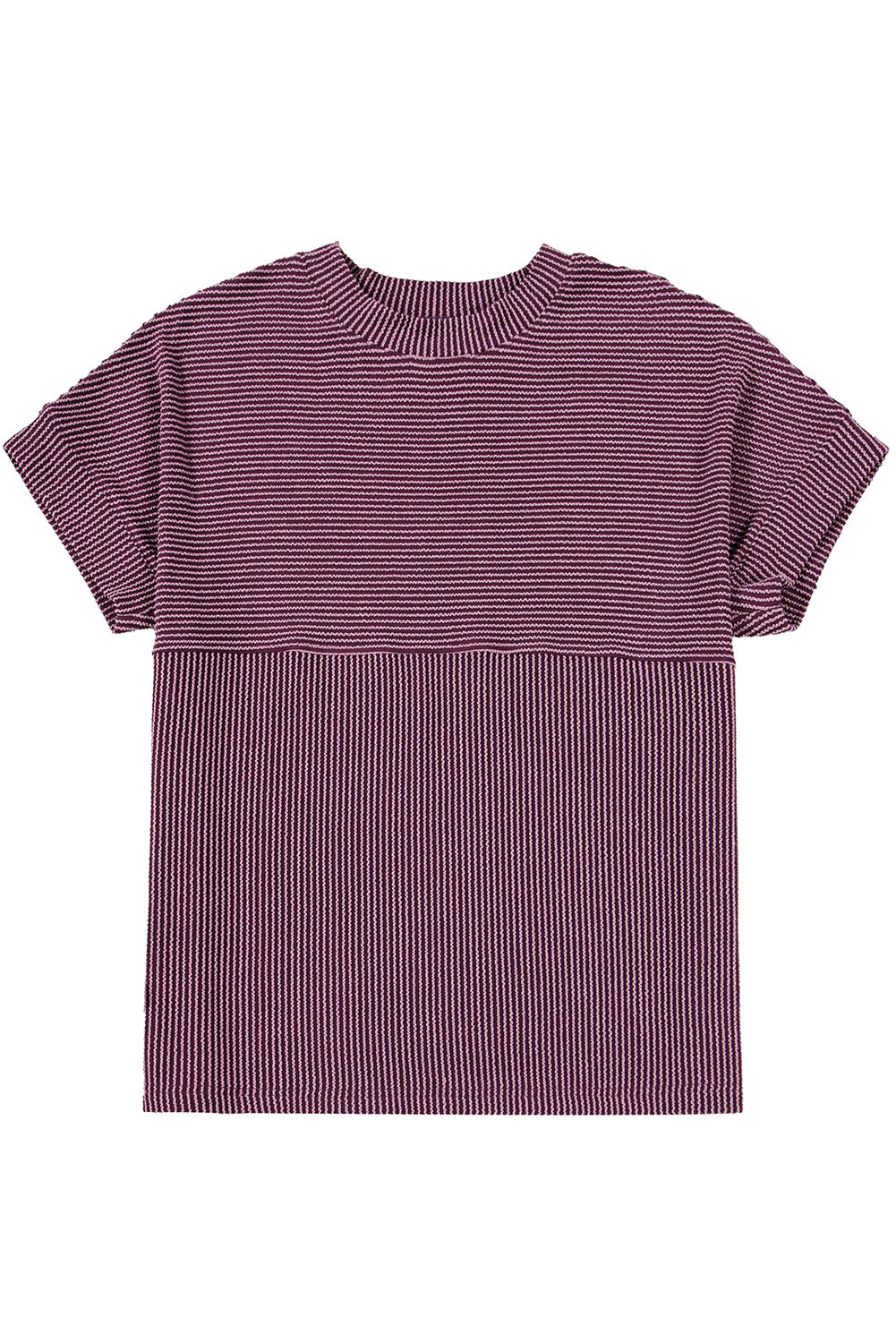 Toadstool Plain Corded Mock Neck T Shirt